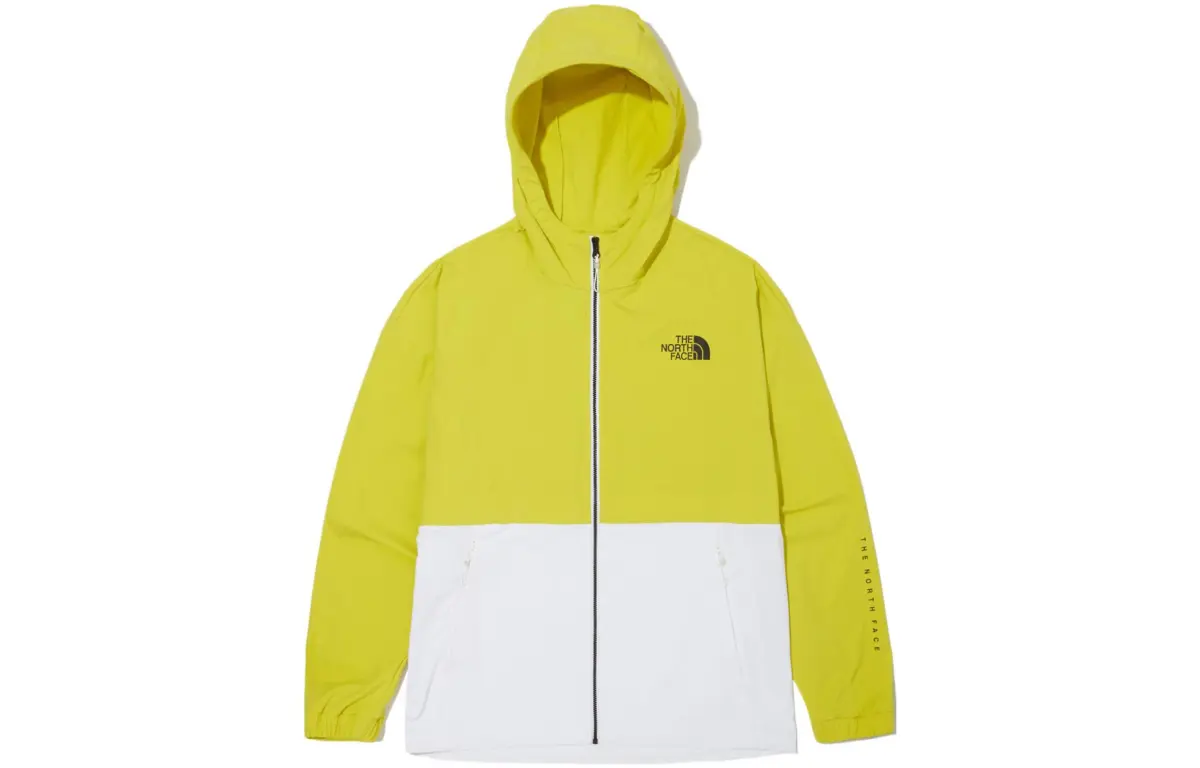 THE NORTH FACE Jackets Men's Neon Green Hooded Moderate Other