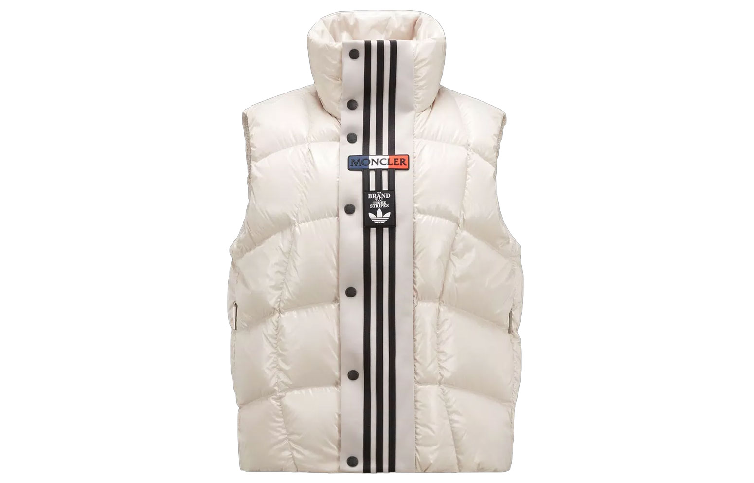 Жилет MONCLER GENIUS adidas originals Logo (белый)