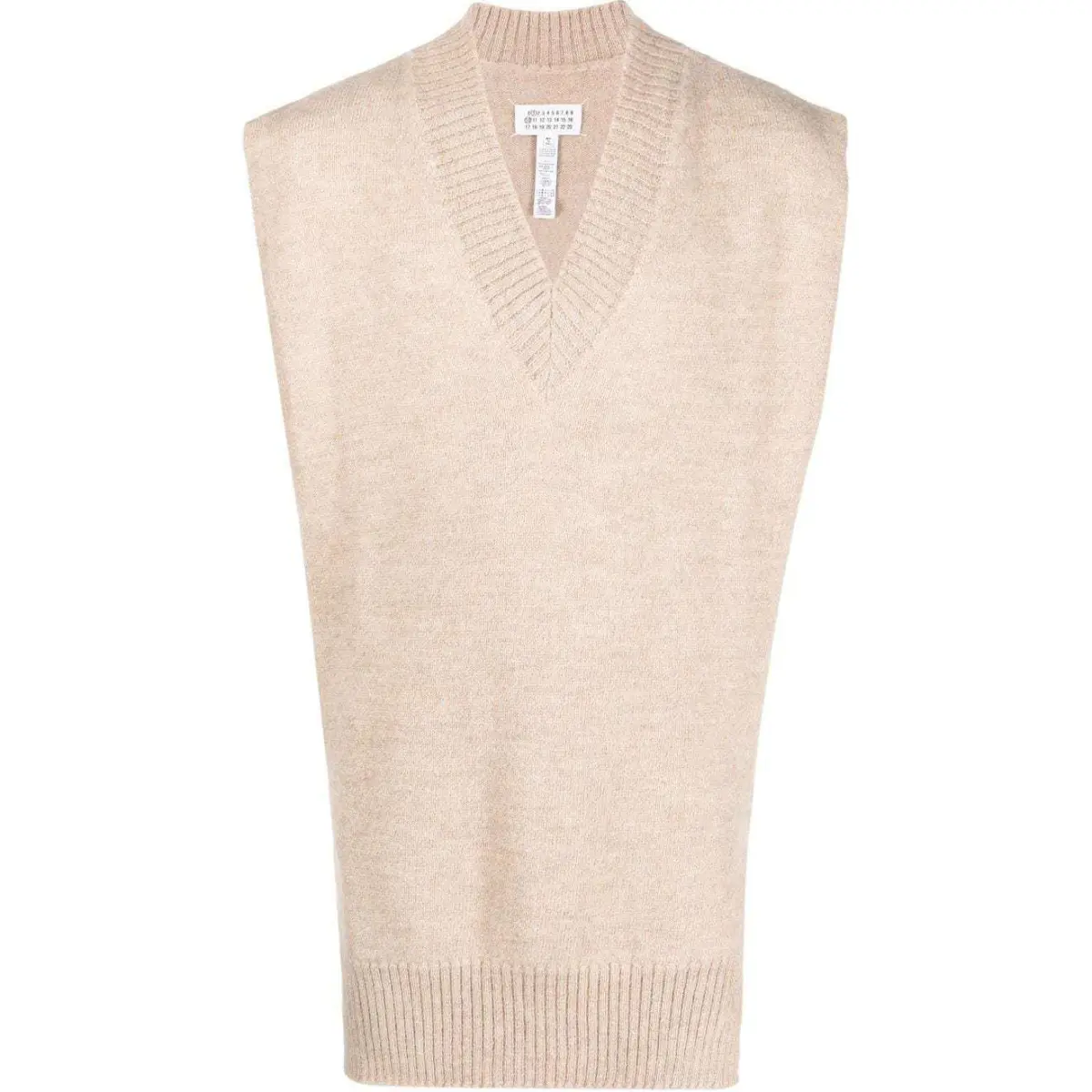 Maison Margiela V Neck Knitted Vest