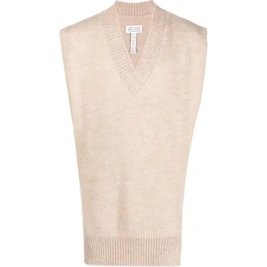 Maison Margiela V Neck Knitted Vest