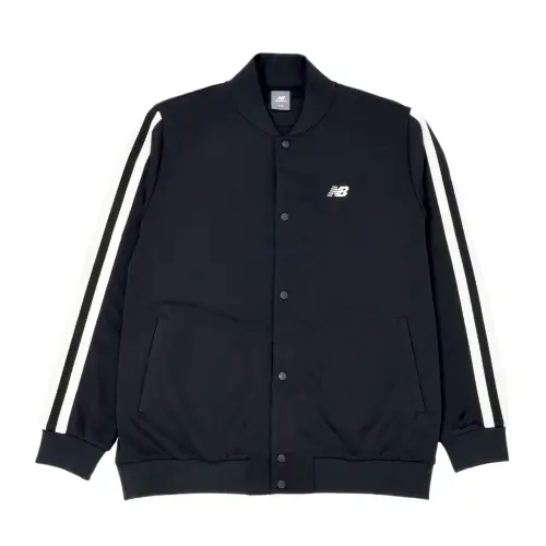 New Balance Jackets Men's Black Stand Collar Moderate Other