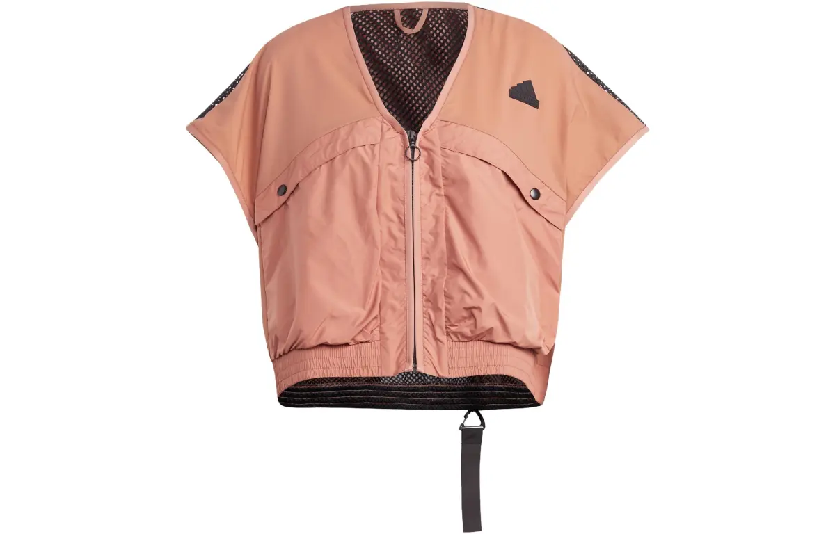 Adidas CITY ESCAPE Vests Men's Clay Strata V-neck Moderate Other