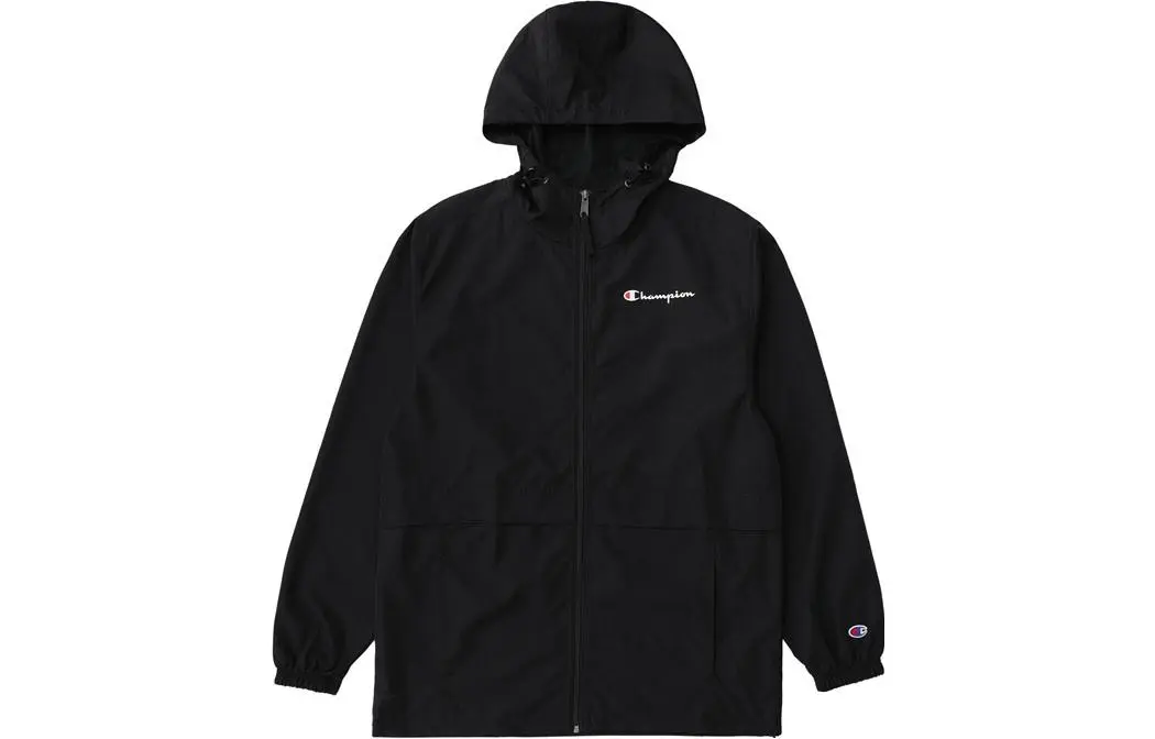 Champion Windbreaker Jackets Men's Hooded Moderate