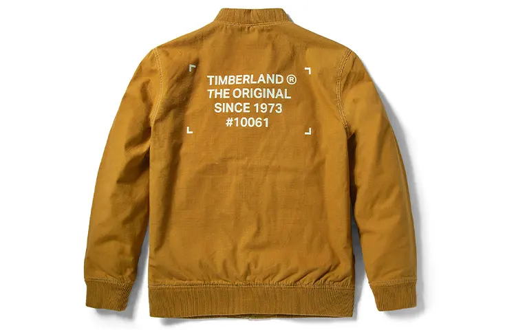 Timberland Puffer Jackets Men's Wheat Baseball Collar Thickened Puffer Jacket