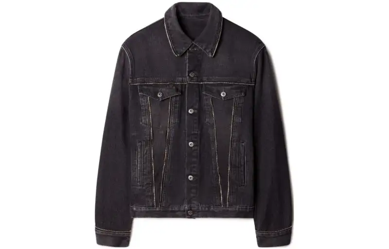 OFF-WHITE Zip Skate denim jacket