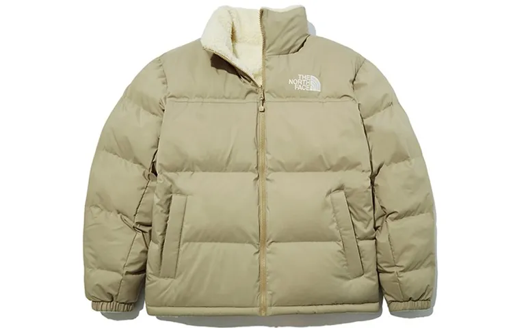 THE NORTH FACE Fleece Jacket Beige Cream Unisex Korea Version