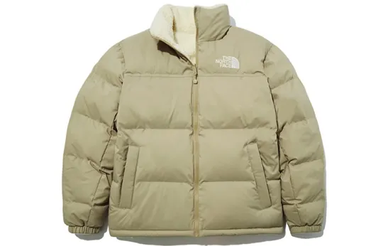 THE NORTH FACE Fleece Jacket Beige Cream Unisex Korea Version