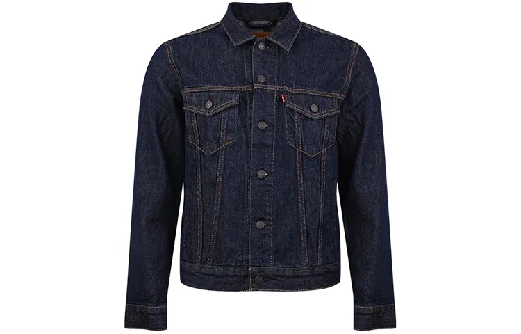 Levi's Slip Pocket Denim Jacket Men's Dark Blue