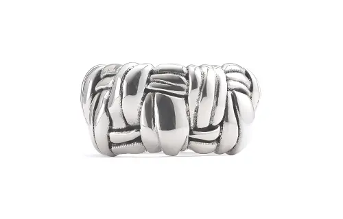 Bottega Veneta Rings Women's Silver