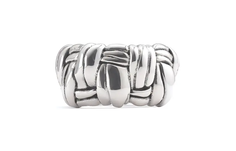 Bottega Veneta Rings Women's Silver