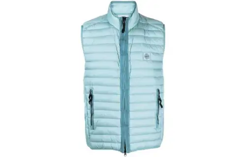 STONE ISLAND Compass patch Padded Gilet
