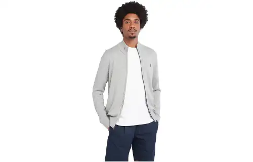 Timberland Jackets Men's Gray Stand Collar Moderate Other