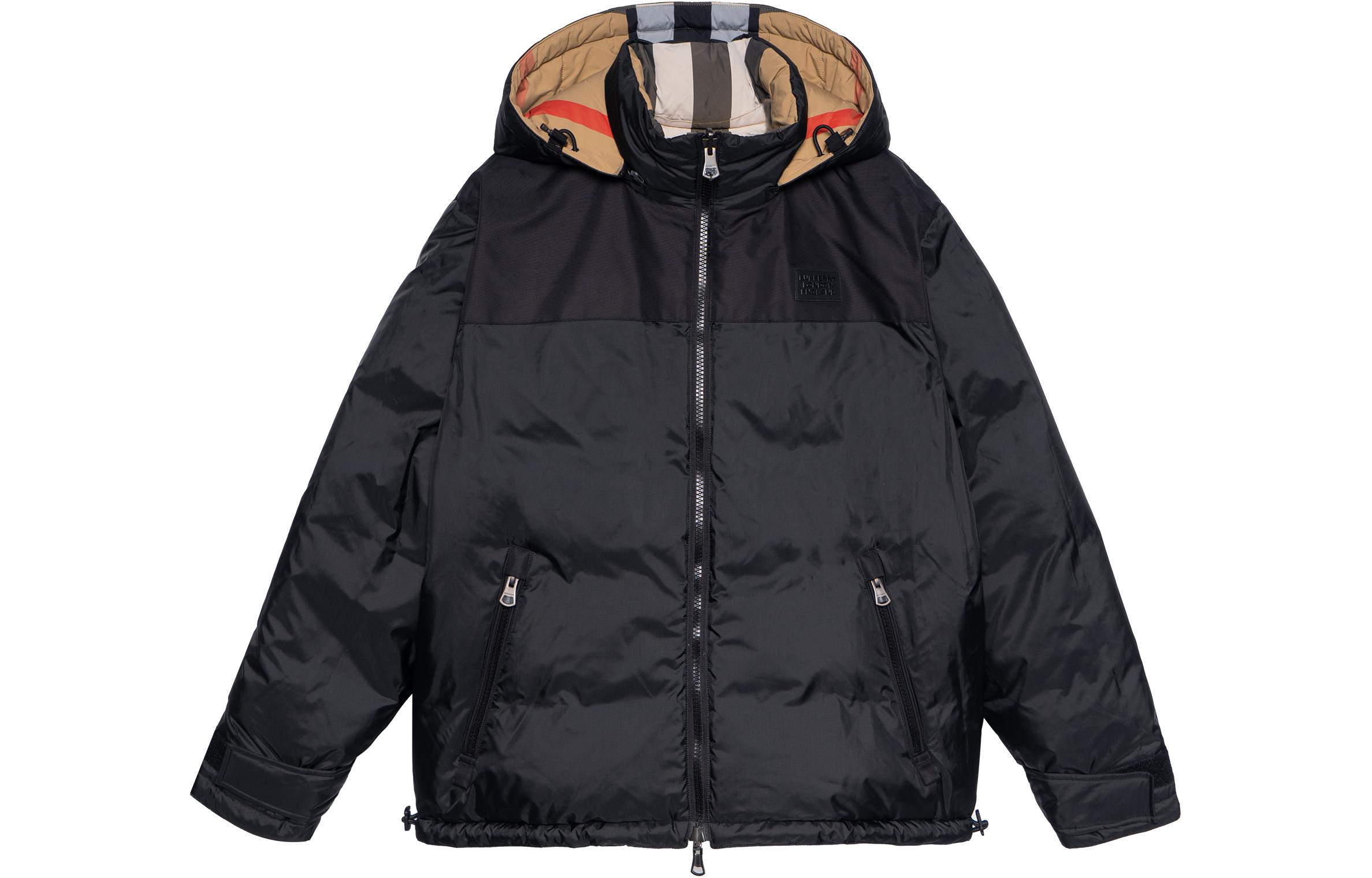 Burberry Reversible Exaggerated Check Nylon Puffer Jacket