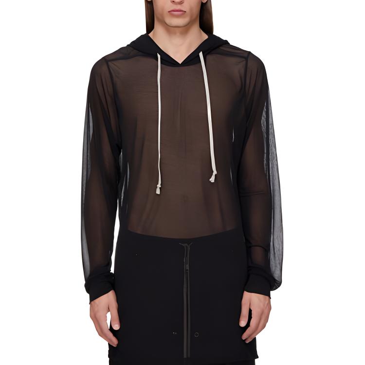Мужское худи RICK OWENS/RO (черное)