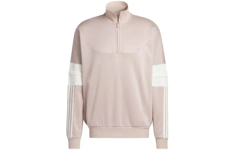 Adidas Originals Jackets Men's Gray White Stand Collar Moderate Other