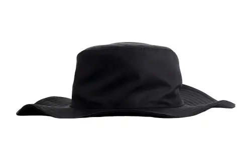 PRADA Logo Plaque Fedora Hat