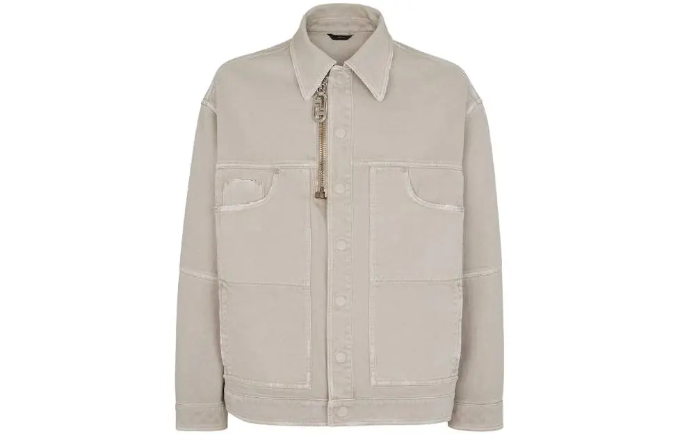 FENDI Jackets & Coats Men's Light Umber