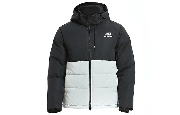 New Balance Down Jacket Men's Black White