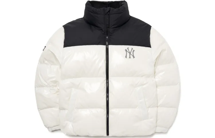 MLB Down Jacket Winter, Short Unisex White
