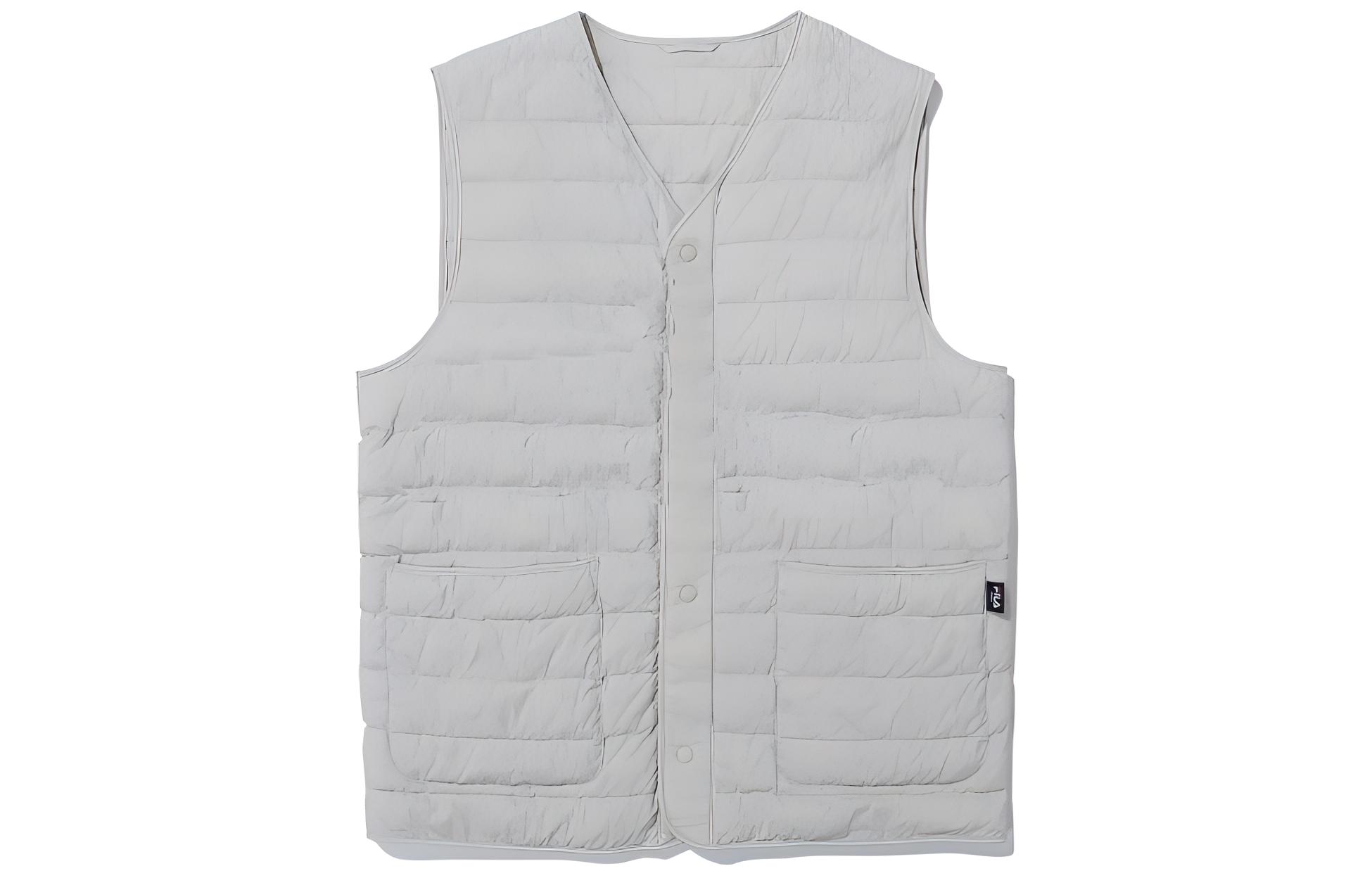 FILA Vests Unisex White Crew Neck Moderate Other