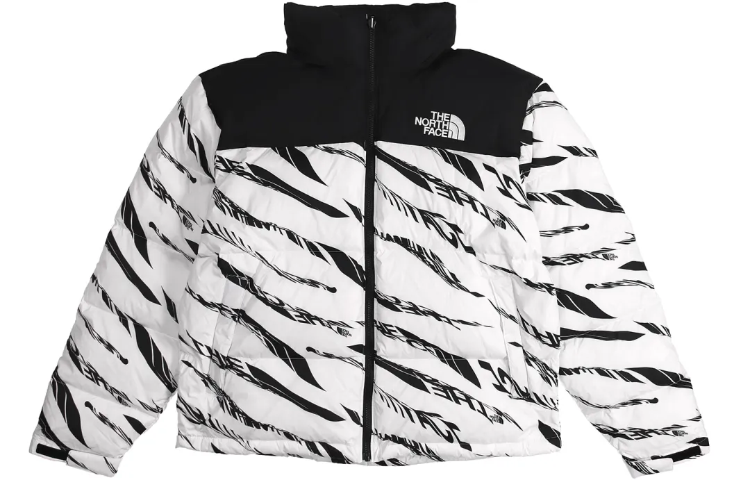 THE NORTH FACE Down Jackets Unisex White Stand Collar Moderate Other