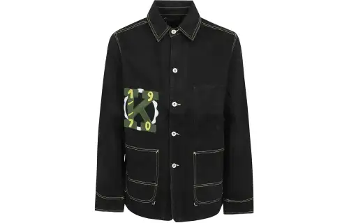 KENZO Graphic Printed Denim Jacket