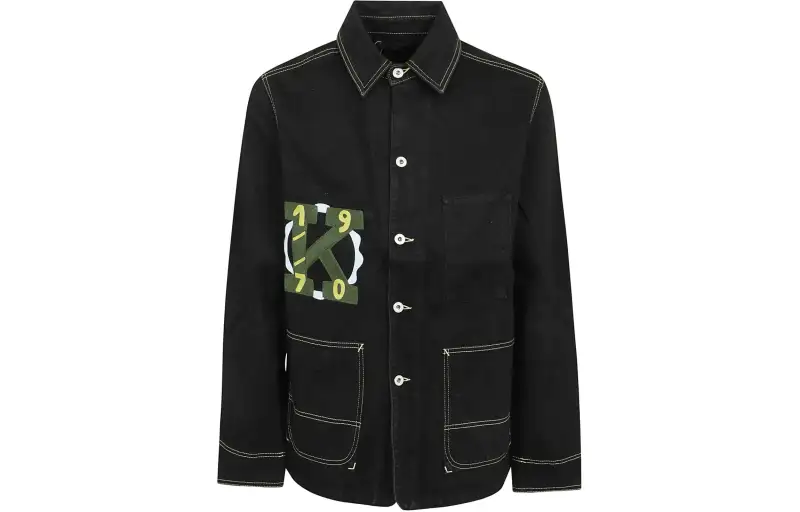 KENZO Graphic Printed Denim Jacket