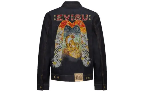 EVISU SS22 Denim Jacket Men's Denim Blue
