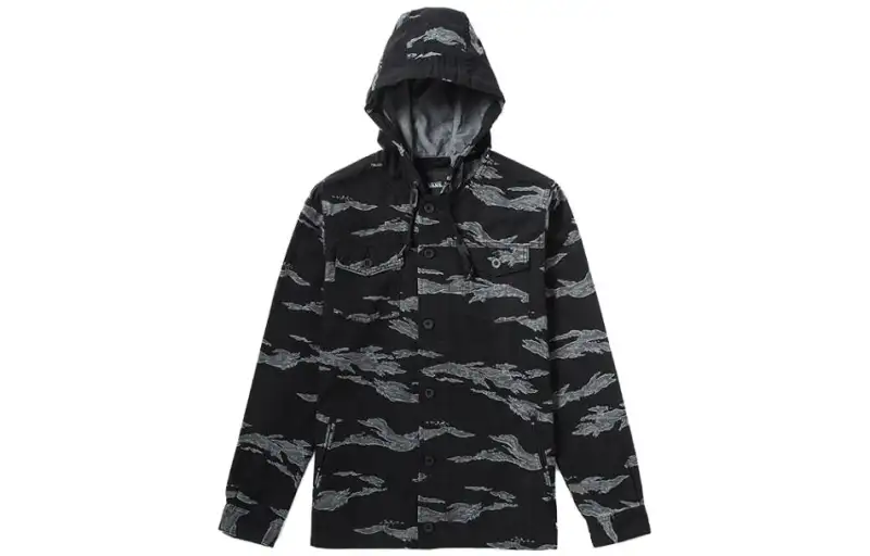 Vans Jackets Men's Black Hooded Moderate Other