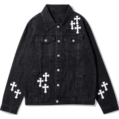 Chrome Hearts SS23 Denim Jacket Men's Black