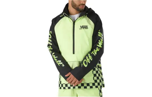 Vans Jackets Men's Green Yellow Hooded Moderate Other