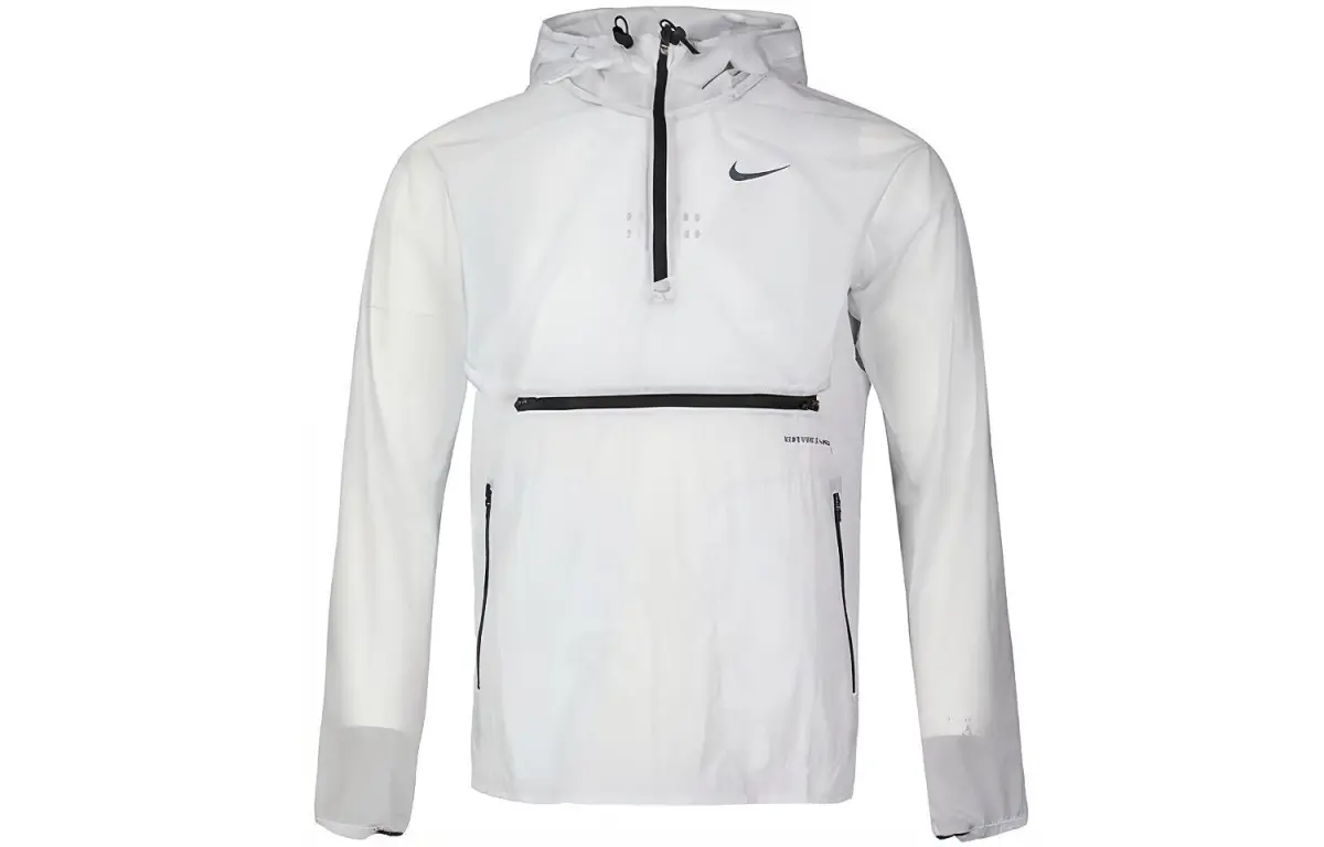 Nike Windproof Windbreaker Jacket Men's White