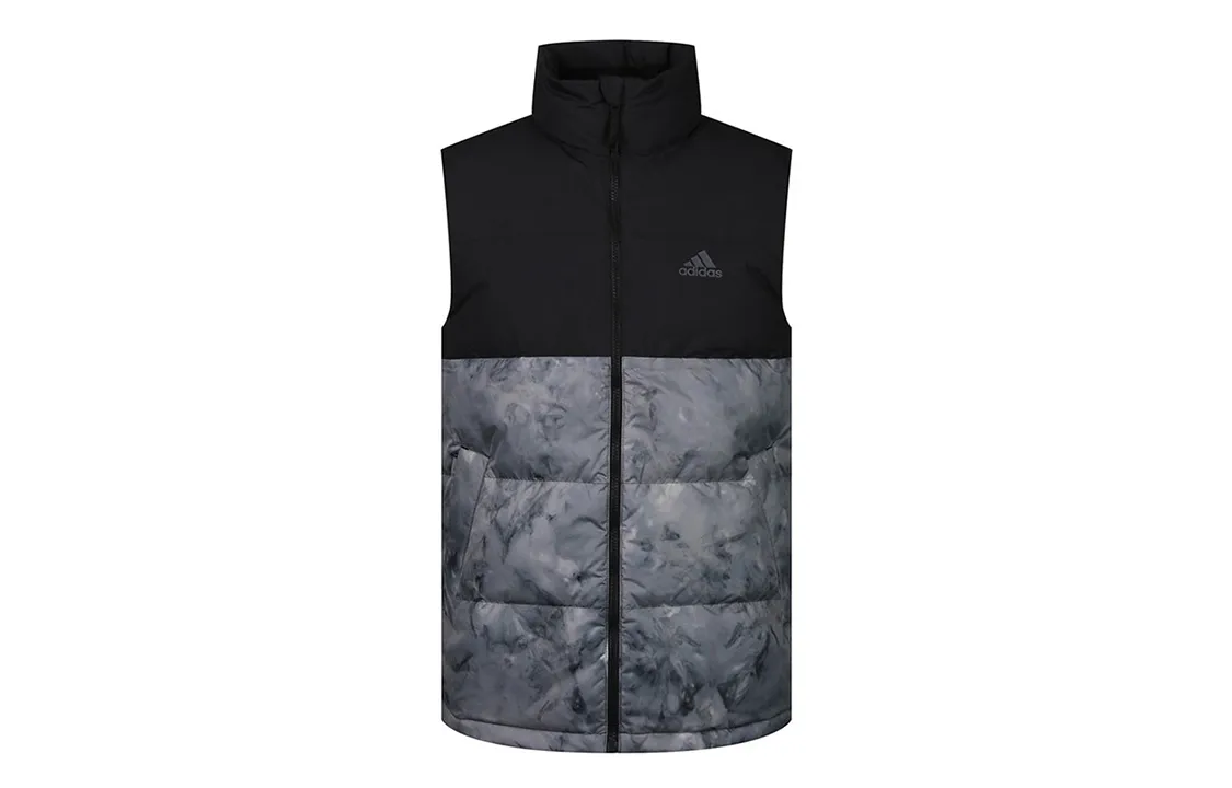 Adidas Down Jacket Men's Black Gray