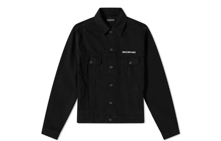 Balenciaga Denim Jacket Men's Black