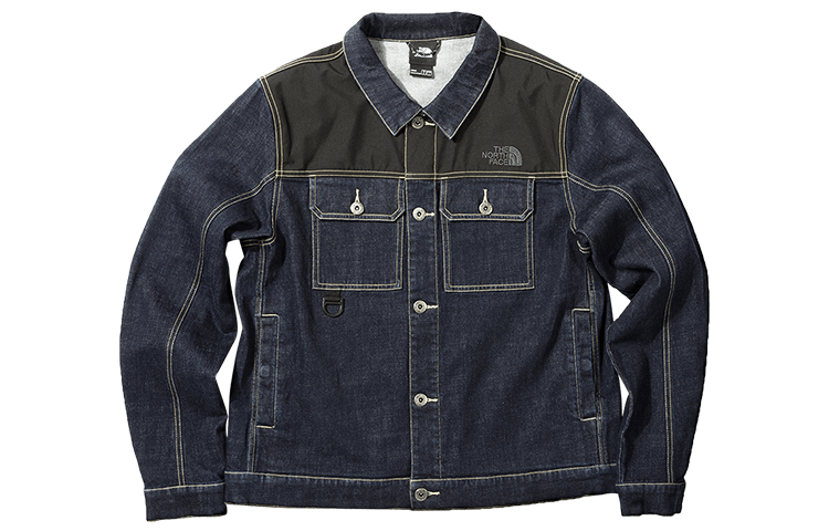 Мужская куртка The North Face City Denim Shirket (темно-синяя)