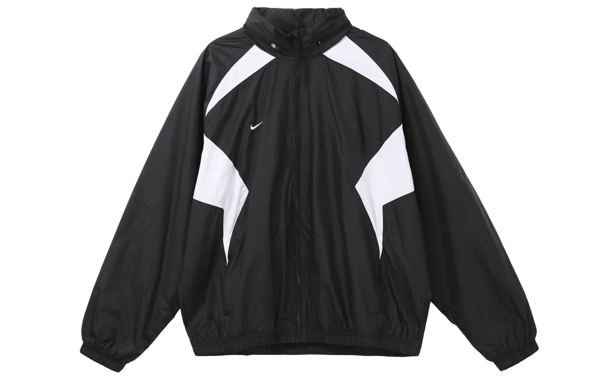 Nike Jackets Men's Black Stand Collar Moderate Other