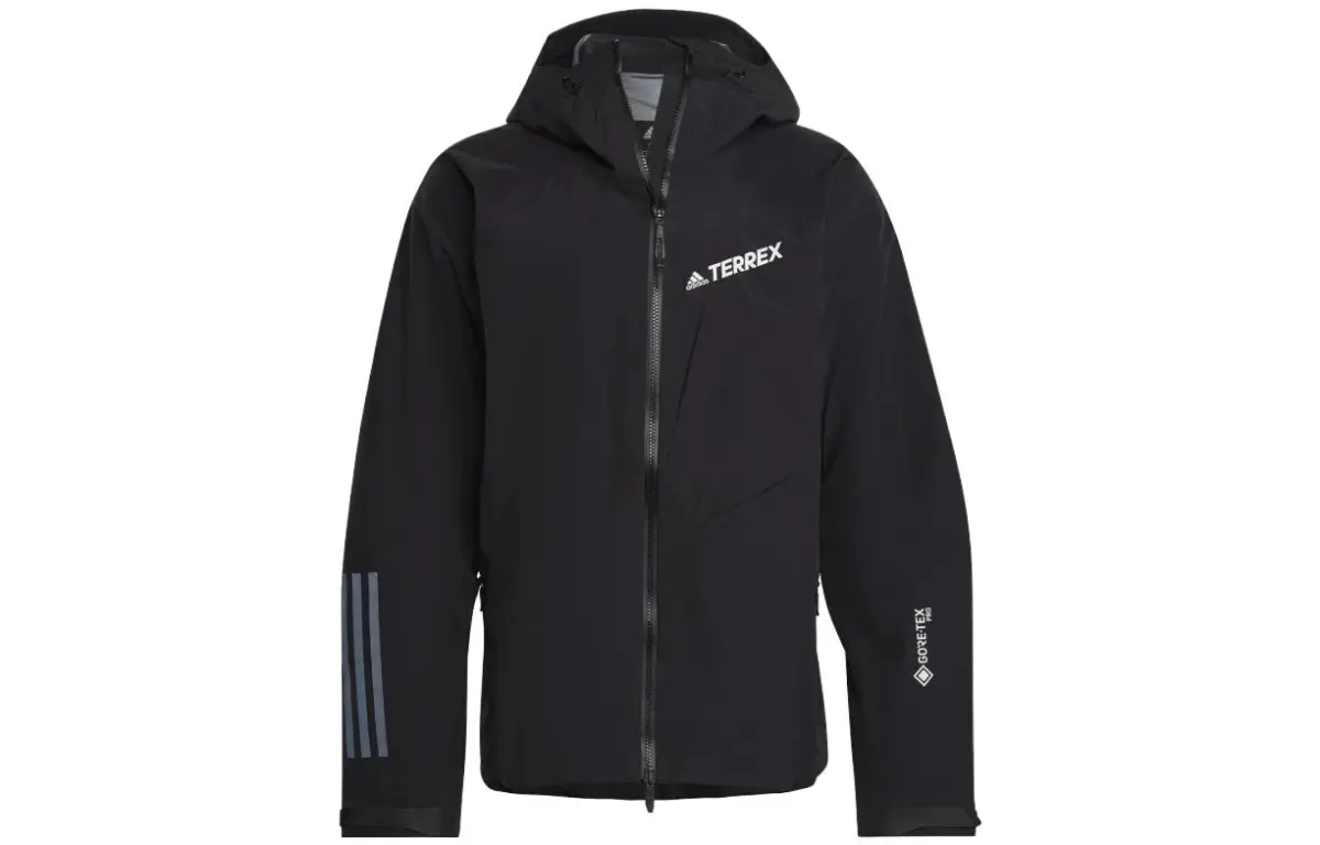 Adidas Terrex Jackets Men's Black Hooded Moderate Other