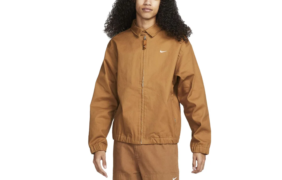 Nike Jackets Unisex Brown Lapel Moderate Other
