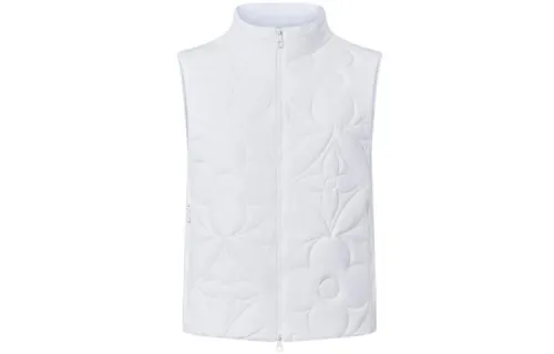 LOUIS VUITTON New Quarterly Products Of LV Vests Men's White Stand Collar Moderate Other
