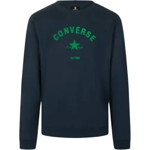 Converse T Shirts Men's Blue Crew Neck