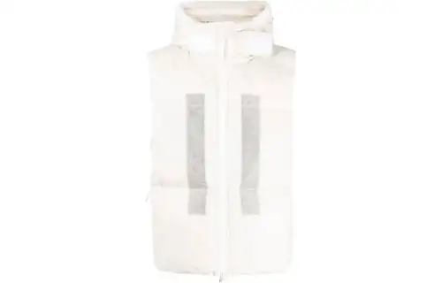 STONE ISLAND Logo-Printed Zipped Down Gilet