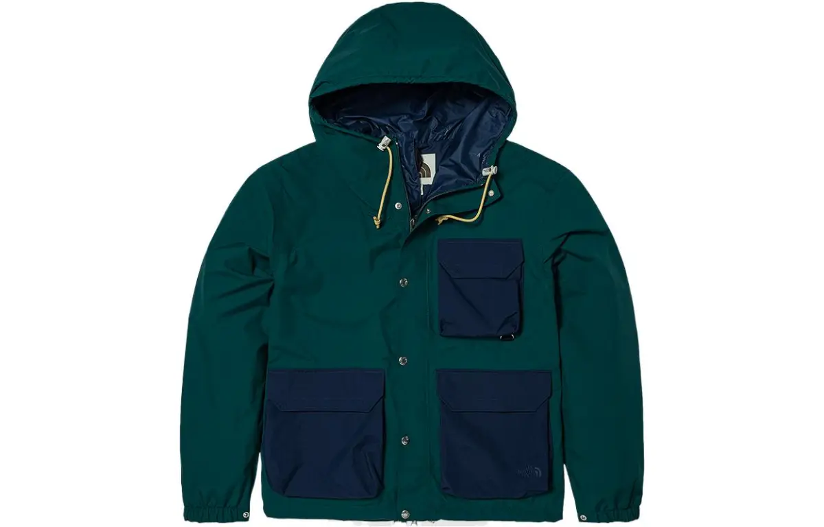 THE NORTH FACE Urban Exploration Waterproof And Windproof Windbreaker Jacket Men's Green