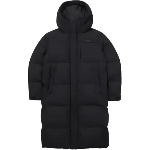FILA Down Jackets Unisex Black Hooded Thickened Other