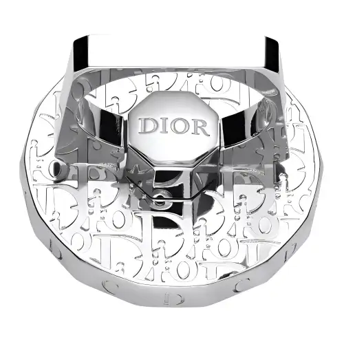 DIOR Brass Phone Accessories Unisex Silver