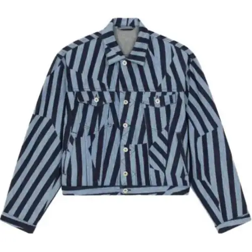 Kenzo Dazzle Stripe denim jacket