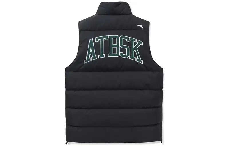 ANTA Vests Men's Black Stand Collar Moderate Other