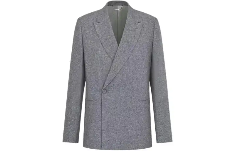 DIOR SS24 Business Suit Coat Men's Gray