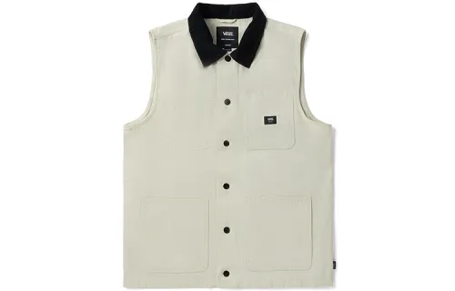 Vans Vests Unisex Ecru Lapel Moderate Other