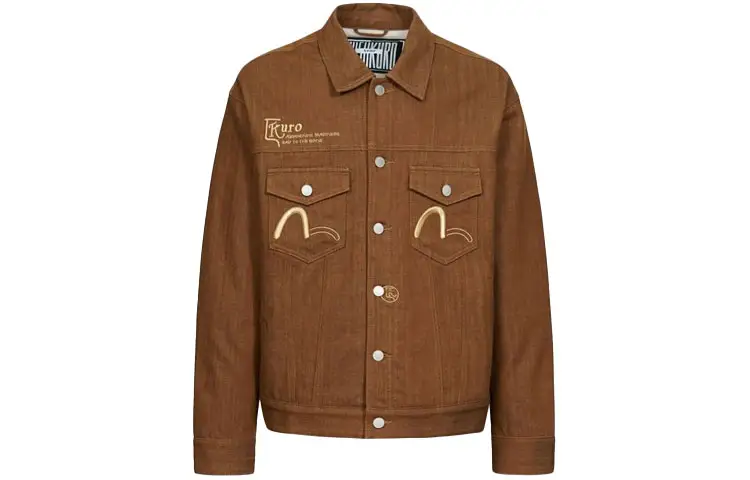 EVISU Denim Jacket Men's Coffee
