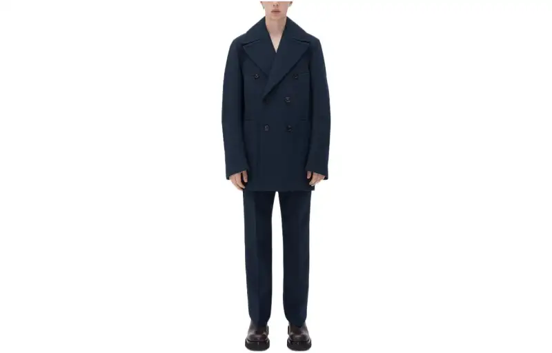 Bottega Veneta Curved Shape Double Coat